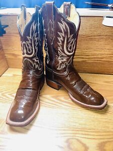 Luccchese 2000 T1722WD Men’s Patent Leather? Cowboy Boots Sz 8 1/2C