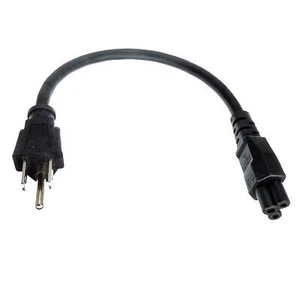 USA-Netzkabel (Netzstecker auf Mickeymouse-Buchse C5) 30cm - Bild 1 von 2