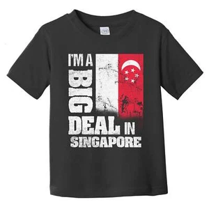 Camiseta I'm A Big Deal In Singapore Divertida Bandera de Singapur Infantil Niño Pequeño - Imagen 1 de 2