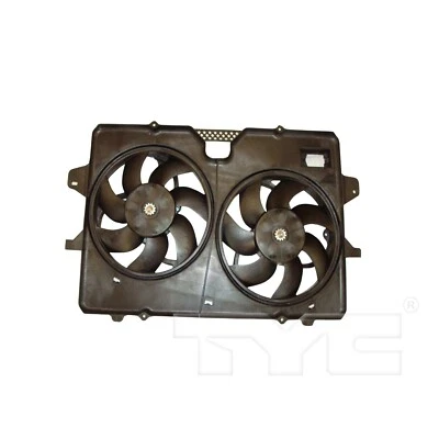 Dual Radiator and Condenser Fan Assembly TYC For 2008-2011 Mercury Mariner 3.0L - Image 1 of 4