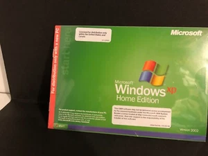 Vintage Microsoft Windows XP Home Edition 2002 - Includes Service Pack 2 - Picture 1 of 2