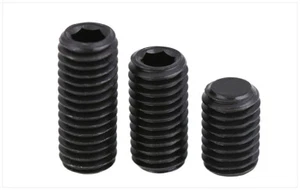 Grub Screws Flat Point Allen Key Socket Set Screws Grade 12.9 Black M6 M8 - Picture 1 of 5