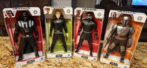 Luke Skywalker Darth Vader Kylo Ren Mandalorian STARWARS Action Figures NEW - Picture 1 of 5