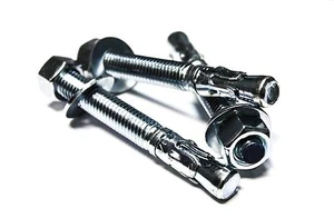 (25) Anclajes de cuña de 1/2"x4-1/4" - Zinc - Imagen 1 de 1