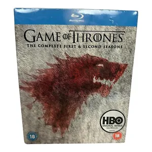 Game Of Thrones Seasons 1 & 2 Blu-Ray Complete First & Second Series NEW SEALED - Picture 1 of 6