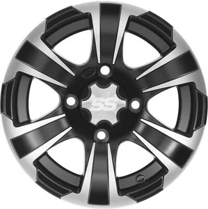 I.T.P. Rueda SS312 12x7 - 5+2 Offset - 4/137 Negro Mate/Mecanizado 1228442536B - Imagen 1 de 1