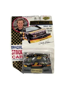 Vintage 1992 Rusty Wallace Nascar Road Champs Stock Car Die Cast Car - Picture 1 of 3