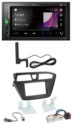Pioneer MP3 DAB AUX 2DIN Bluetooth Autoradio für Hyundai i20 (2014-2020) - Bild 1 von 4