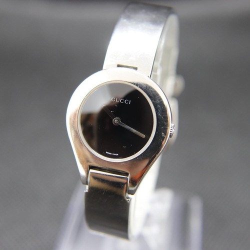 Gucci 6700L Orologio Donna Quarzo Vintage 26mm Tondo Nero Swiss Made