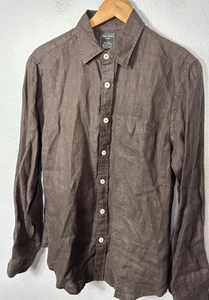 Todd Snyder Mens S Baird McNutt Sea Soft Irish Linen Button-Up Shirt Long Sleeve - Picture 1 of 7