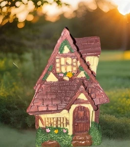 One Pcs Miniature Fairy Garden Accessories Brown House - Picture 1 of 5