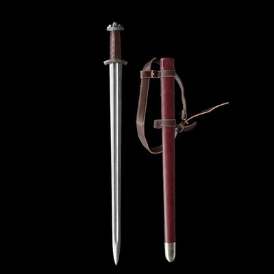 [CAJA ABIERTA] 38" Espada Larga Medieval Damasco Acero Primavera Listo para Batalla Foto 1 de 4