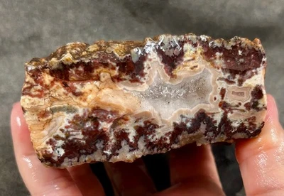 Moroccan Seam Agate Rough *1.03 pounds! - Image 1 of 4