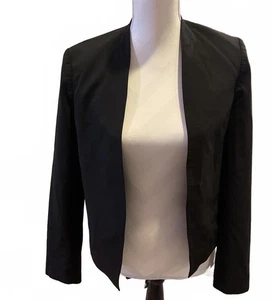 Giacca blazer Theory donna classica nera taglia 6 96% lana 4% elastan - Foto 1 di 7