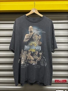 2008 WWE WRESTLEMANIA XXIV Big Show vs Floyd Mayweather taglia XXL SBIADITO - Foto 1 di 5