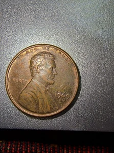 1969 D error coin penny 3.1 g - Picture 1 of 16