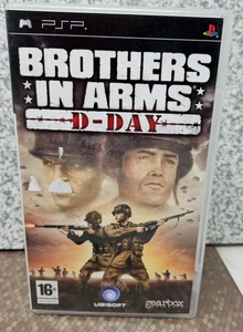 Sony PSP playstation portatile Brothers In Arms D-Day con manuale 16+ - Foto 1 di 3