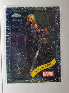 2025 Topps Chrome Marvel Valkyrie Spider Web Refractor #187 - Bild 1 von 1