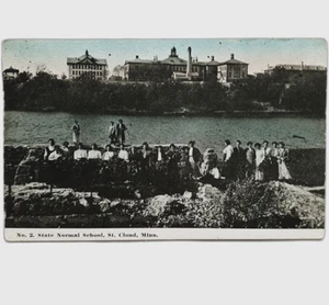 State Normal School St Cloud Minnesota Postkarte Vintage Antik Unbespielt 1900er - Bild 1 von 2