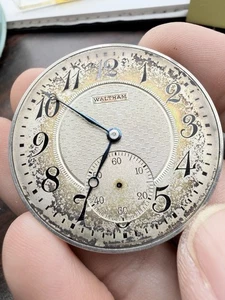 Waltham Watch Movement Pocket Watch For Parts Only 19 Jewels - Picture 1 of 7