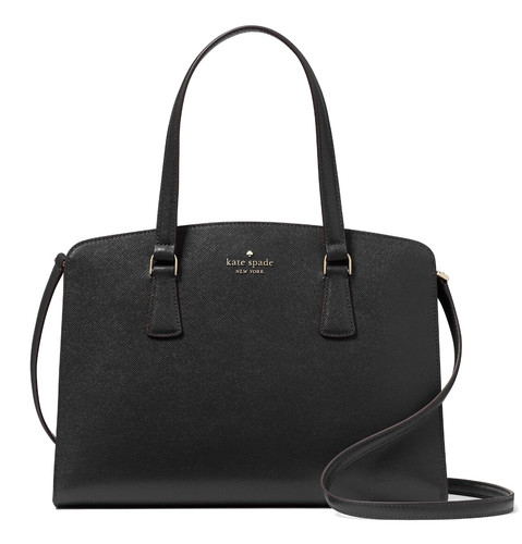 Nuova borsa Kate Spade Perry media Saffiano in pelle nera con sacchetto antipolvere