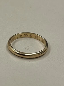 Cartier Wedding Band AU750 (18kt) Yellow Gold Size 50 - Picture 1 of 5