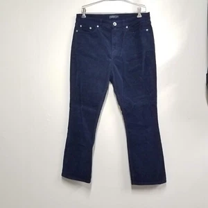Vineyard Vines Hose Damen 31 Navy Cord Mid-Rise Kick Flare Kordeln 2P001378 - Bild 1 von 11