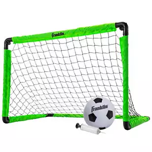 Sports Kids Mini Soccer Goal Set with Youth Ball + Pump - Green - Mini - Picture 1 of 6