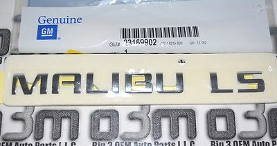 Chevrolet Malibu 2014-2015 compartimento trasero tapa cromo emblema nuevo OEM 23169902 Foto 1 de 2