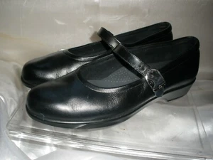 SCARPE SAS ~MARIA MARY JANE~ COMFORT pelle nera DONNA 8,5 S $151 indossate poche volte - Foto 1 di 12