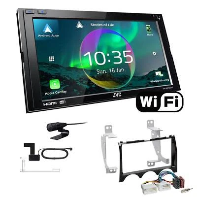 JVC Autoradio WiFi Apple CarPlay Android für Hyundai Genesis ab 2012 piano black - Bild 1 von 4