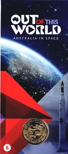 2024 Fuera de este mundo - Australia Espacio Moneda de $1 'S' Sydney - Primeros satélites - Imagen 1 de 3