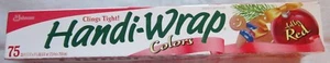 Christmas Handi Wrap Jolly Red Cling Tight 1999 NEW OLD STOCK - Picture 1 of 9