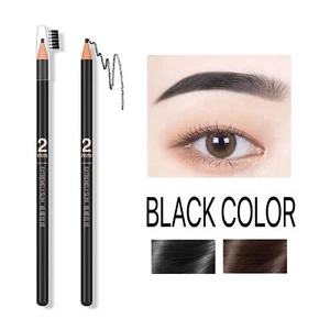 Lápiz de cejas Microblading delineador de ojos lápiz cepillo maquillaje extremadamente delgado impermeable - Imagen 1 de 14