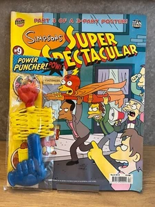 Simpsons Comics #9 + Free Punch Power POW! Spielzeug (2010 Titan Comics) - Bild 1 von 4