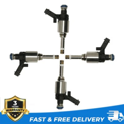 Juego de 4 inyectores de combustible FJ1057 para Volkswagen 2012 2013 Beetle 2009-2016 CC Eos Foto 1 de 4