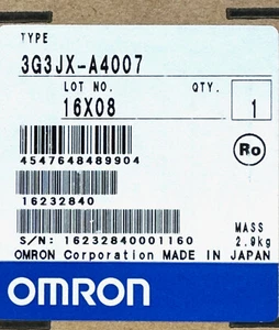New - Omron 3G3JX-A4007 AC Drive Inverter 0.75kW 1HP 2.5A 480VAC - Picture 1 of 4