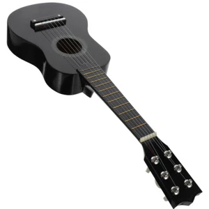 Simulated Mini Wood Guitar Toy Beginner Small Guitar Toy for Kids Gift - Picture 1 of 12