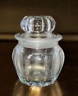 Heisey Glass #352 COLONIAL LAVENDER JAR 4" tall 1907-1956 Clear, Some Cloudiness