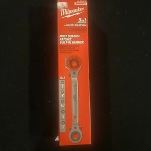 Milwaukee 48-22-9216 Lineman's Ratcheting Wrench New In Box 5 In 1 - Picture 1 of 2