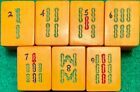 Vintage Bakelite Mahjong Tiles - Butterscotch - Lot of 7 - Very Good Condition