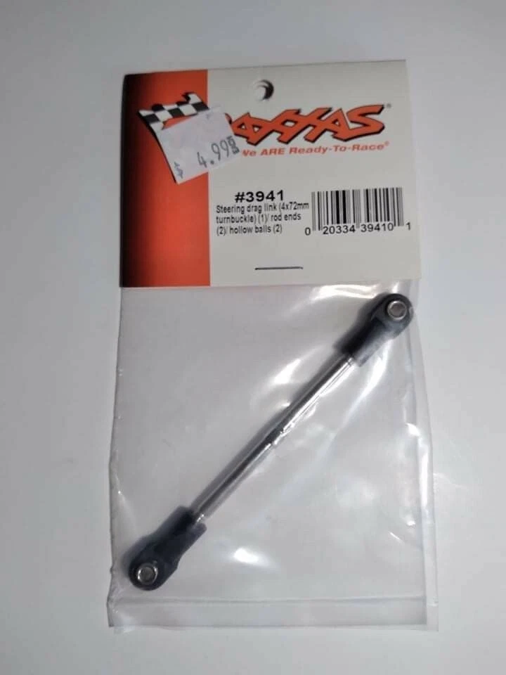 TRAXXAS 3941 STEERING DRAG LINK 4X72MM TURNBUCKLE(1)NEW NIP - Image 1 of 1
