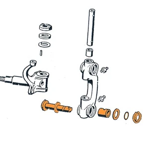 Air Cooled VW 1950-1965 Link Pin Set 11498051A - Picture 1 of 3