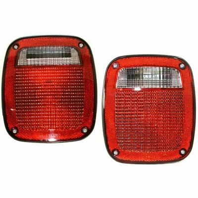 Juego de 2 para Jeep CJ5 CH2800115 CH2801115 1976-1980 Conjunto de lámpara trasera derecha y derecha Foto 1 de 4