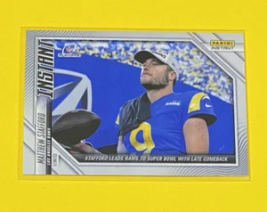 2022 Panini Instant Matthew Stafford LEADS RAMS TO SUPER BOWL 1/357 SP #199 🔥 - Picture 1 of 2