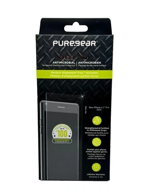 NEW PureGear Steel 360 Apple iPhone 14 & 14 Pro  Glass Screen Protector 6.1 in - Image 1 of 4