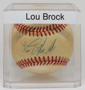 Official National League Baseball - Signed and JSA certified - LOU BROCK - Picture 1 of 2