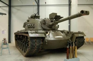 M48 PATTON MAIN BATTLE TANK POSTER IMMAGINE STAMPA FOTO BANNER 9805 - Foto 1 di 1