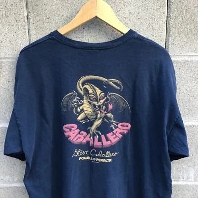 Vintage y2k Steve caballero Powell peralta skate skateboard T-shirt men’s XL - Image 1 of 4