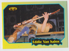 EDDIE VAN HALEN - VINTAGE ARGENTINA RARE ROCK CARD #97